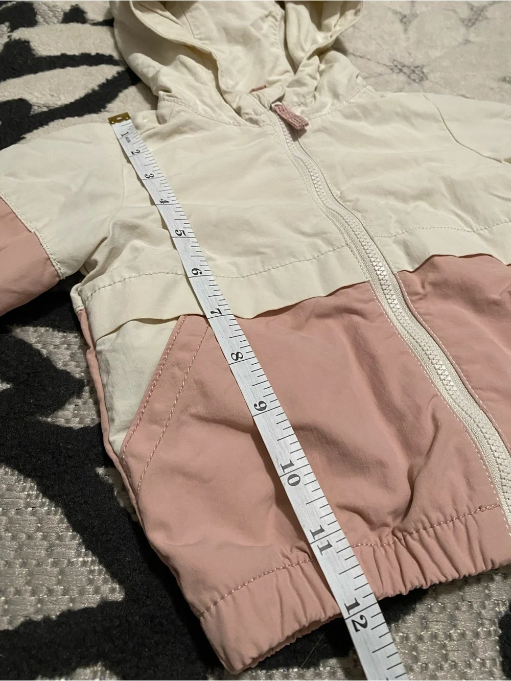 Carter’s Little Planet Baby Girl Pink & White Windbreaker